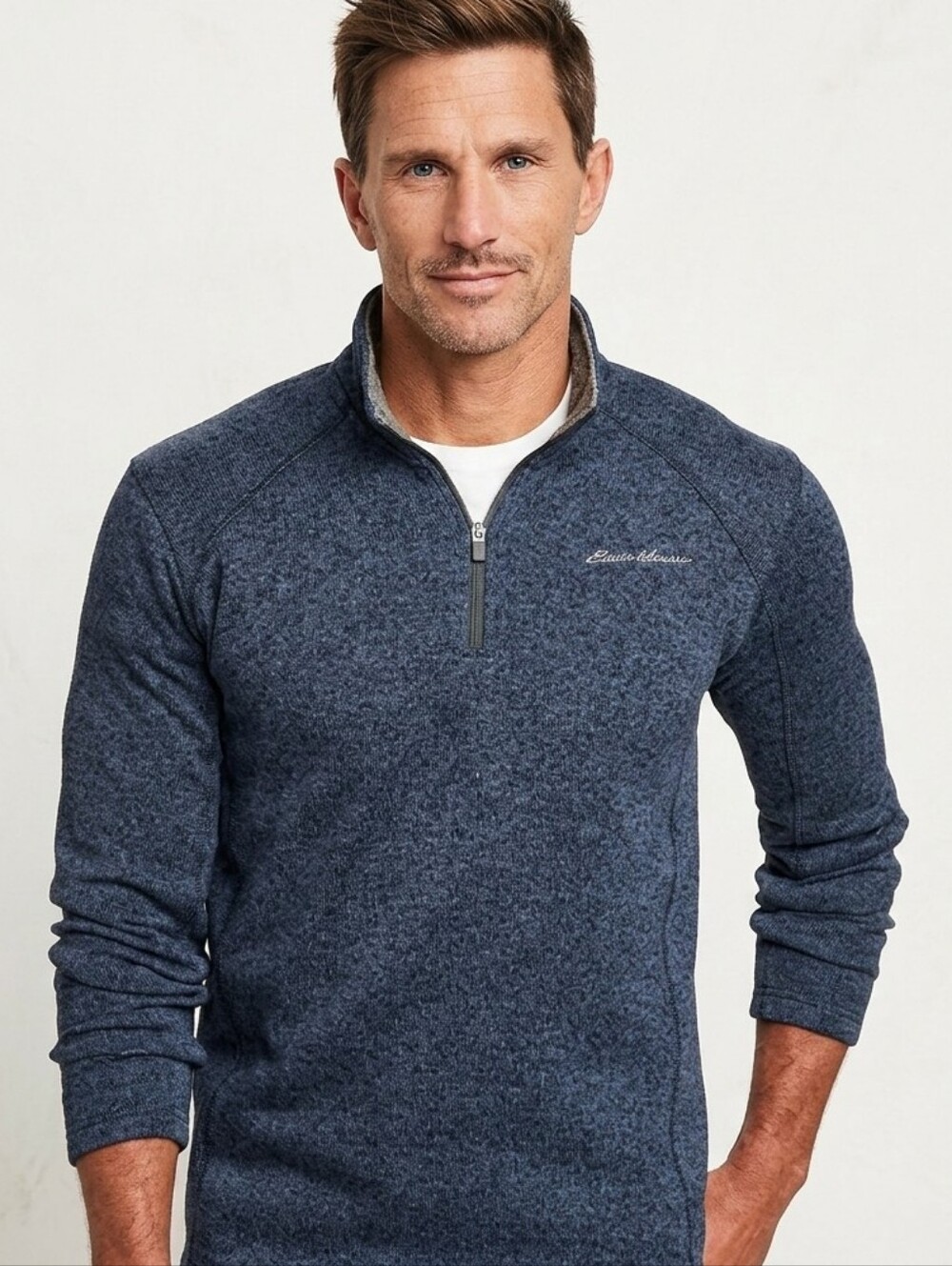 EDDIE BAUER Men's Radiator Fleece Quarter Zip Pullover - Size XXL